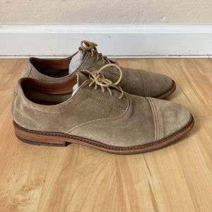 Frye Paul Bal Oxford Suede Dress Shoes
